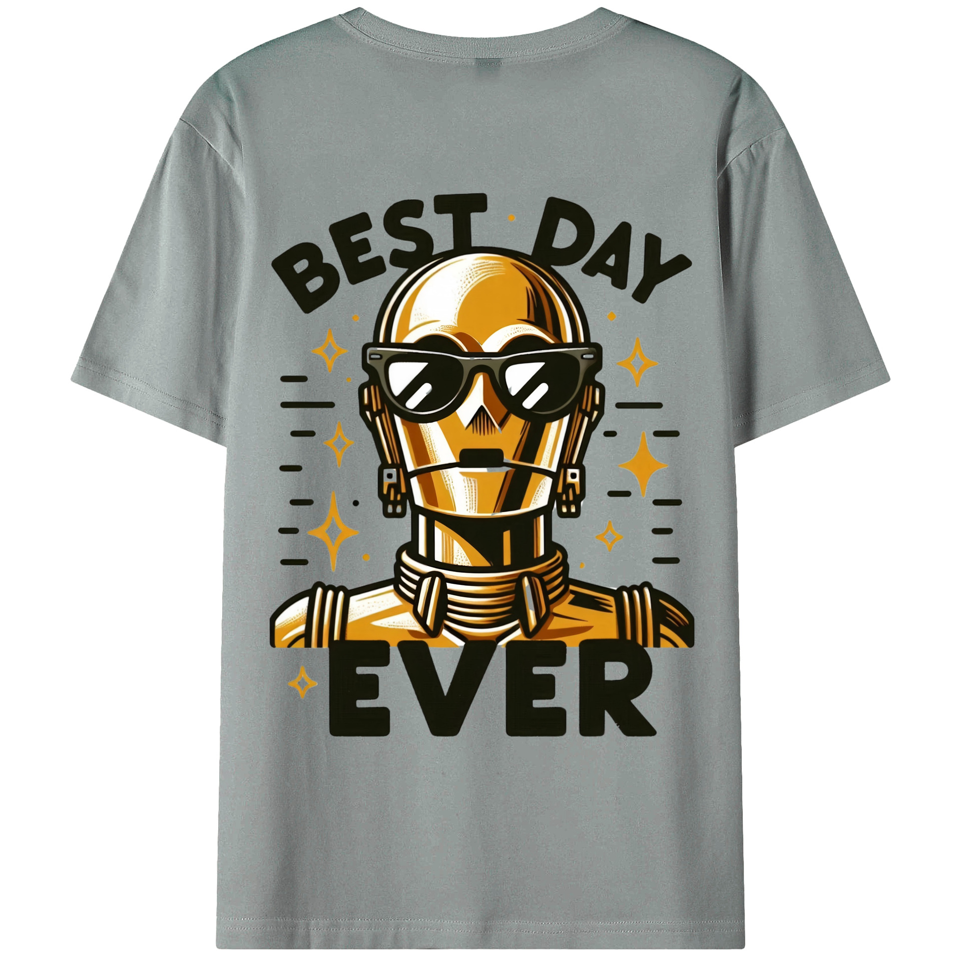 （画像用） スター・ウォーズ Star Wars 綿100％ メンズ半袖Tシャツ（バックプリント） 通気性